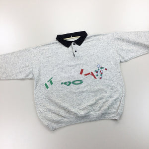 Italia 1990 Sweatshirt - Medium-Italia-olesstore-vintage-secondhand-shop-austria-österreich