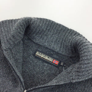 Napapijri Wool Sweatshirt - XL-NAPAPIJRI-olesstore-vintage-secondhand-shop-austria-österreich