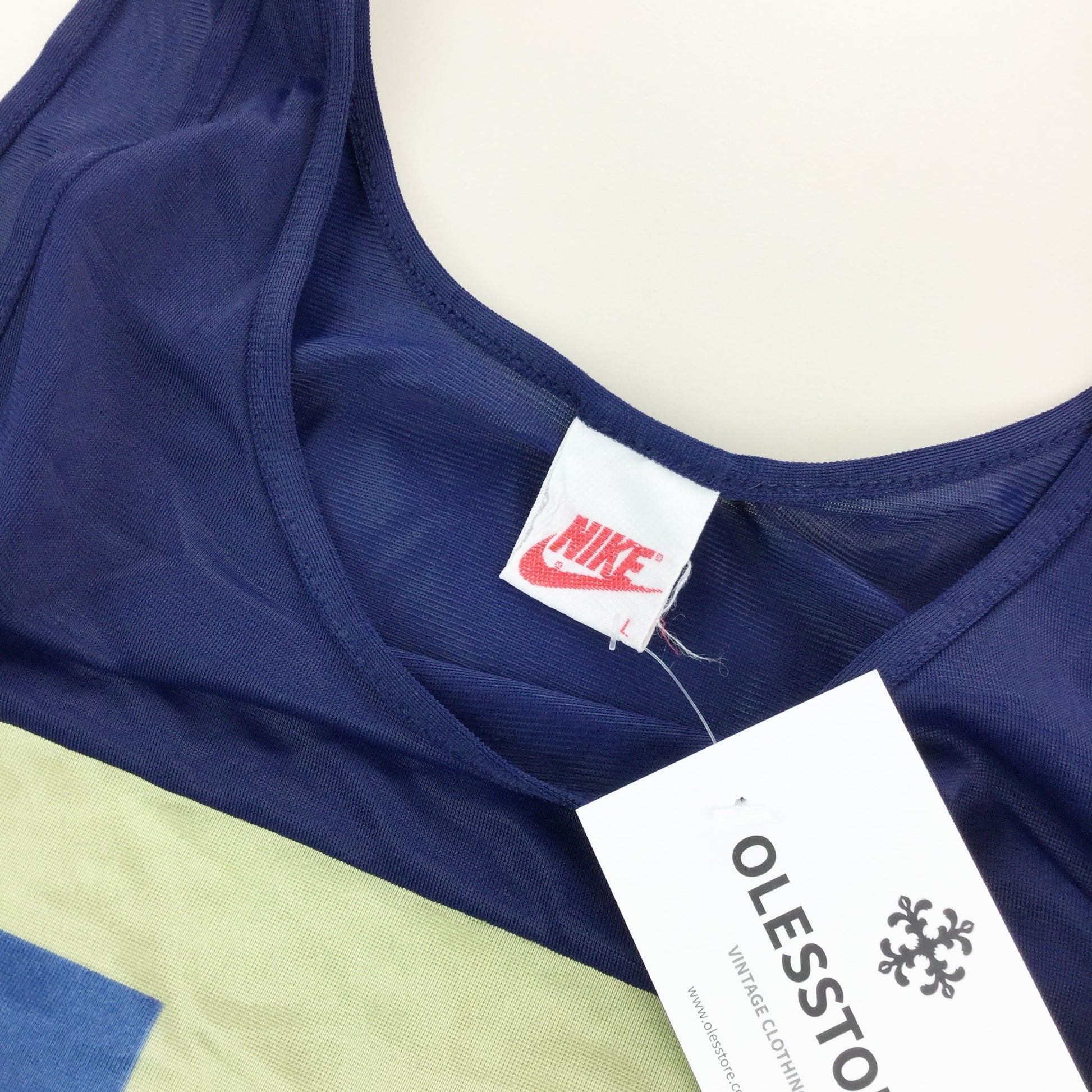 Nike 80s Running Jersey - Large-olesstore-vintage-secondhand-shop-austria-österreich