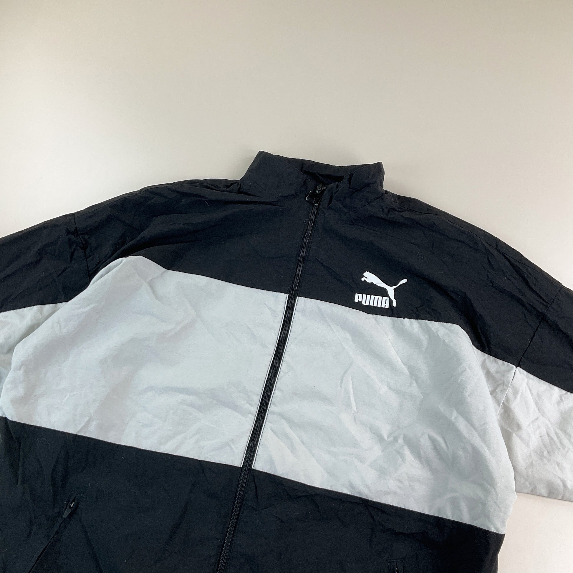 Puma Basic Logo Jacke - XL-PUMA-olesstore-vintage-secondhand-shop-austria-österreich