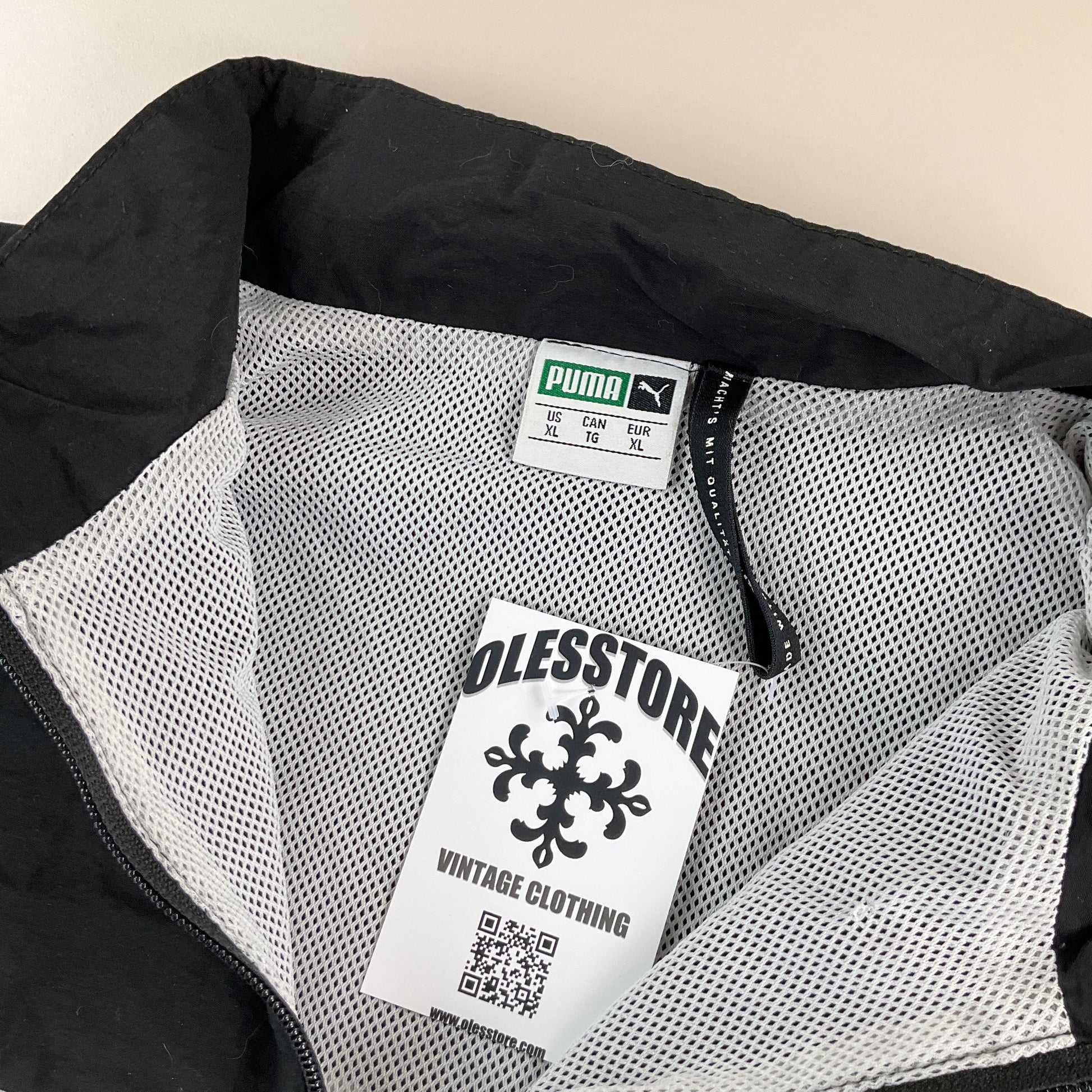 Puma Basic Logo Jacke - XL-PUMA-olesstore-vintage-secondhand-shop-austria-österreich