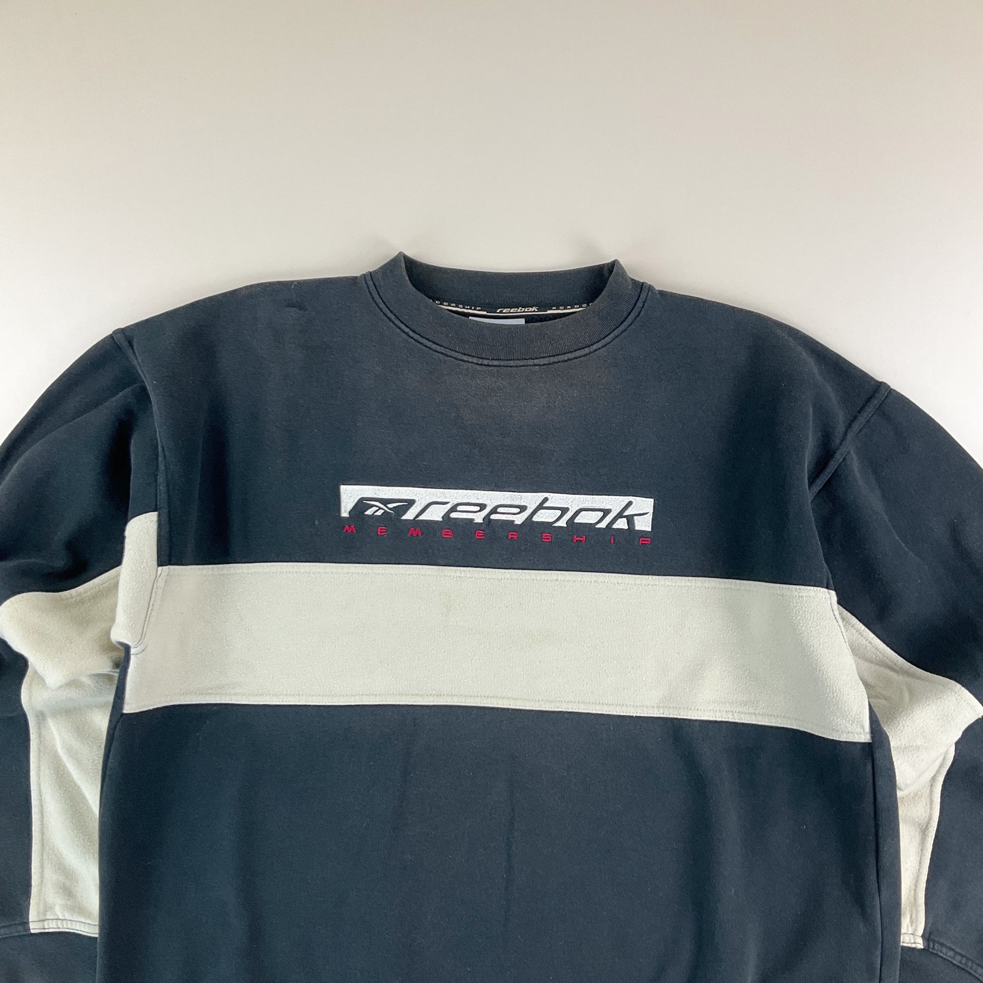 Reebok Membership 90s Sweatshirt - Large-REEBOK-olesstore-vintage-secondhand-shop-austria-österreich