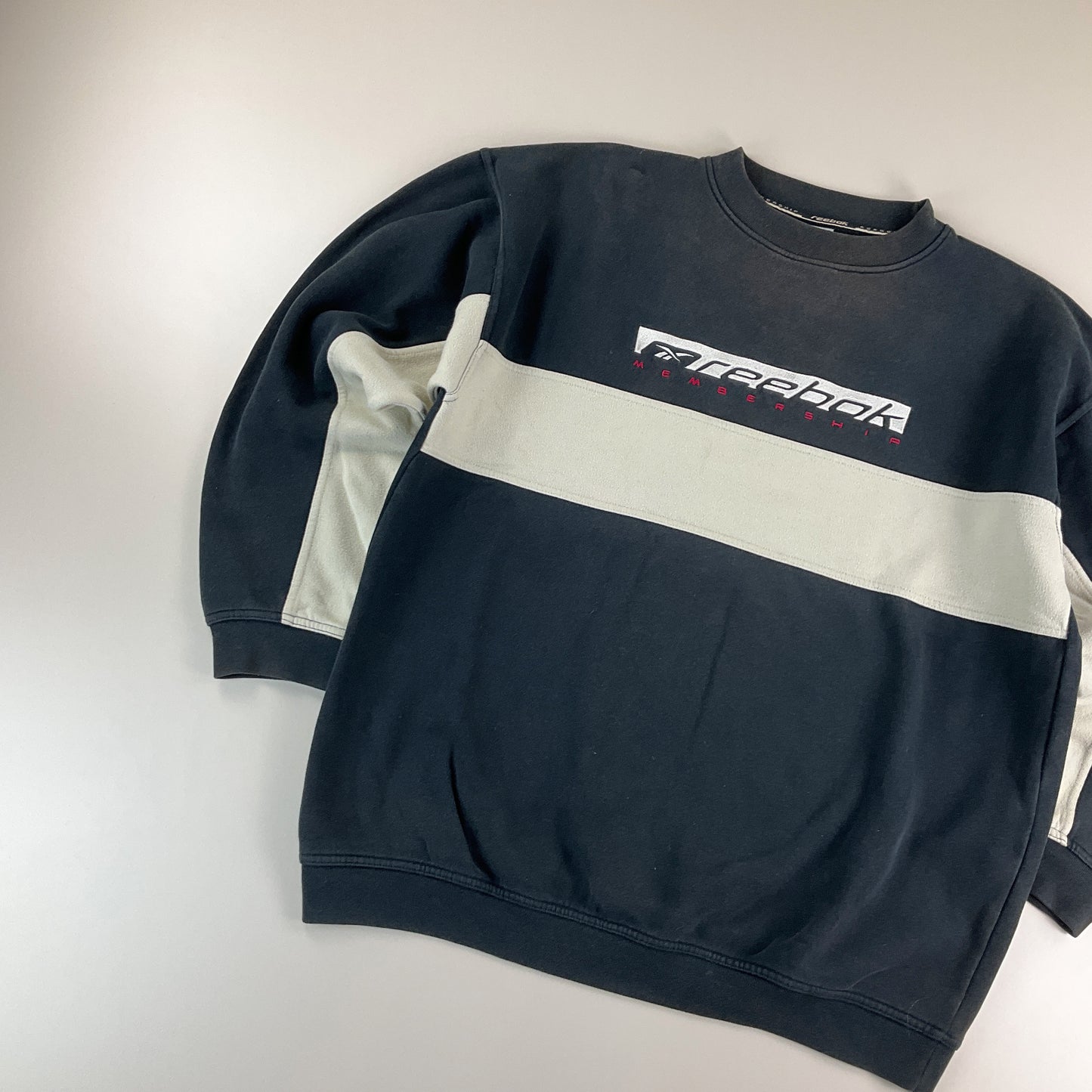 Reebok Membership 90s Sweatshirt - Large-REEBOK-olesstore-vintage-secondhand-shop-austria-österreich