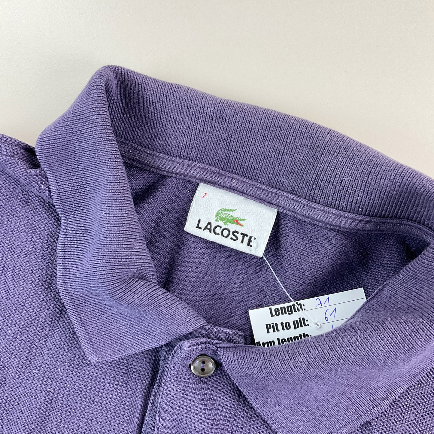 Lacoste Basic Polo Shirt - 7/XXL-LACOSTE-olesstore-vintage-secondhand-shop-austria-österreich