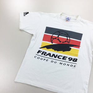 Adidas x France WM 1998 T-Shirt - Large-Adidas-olesstore-vintage-secondhand-shop-austria-österreich