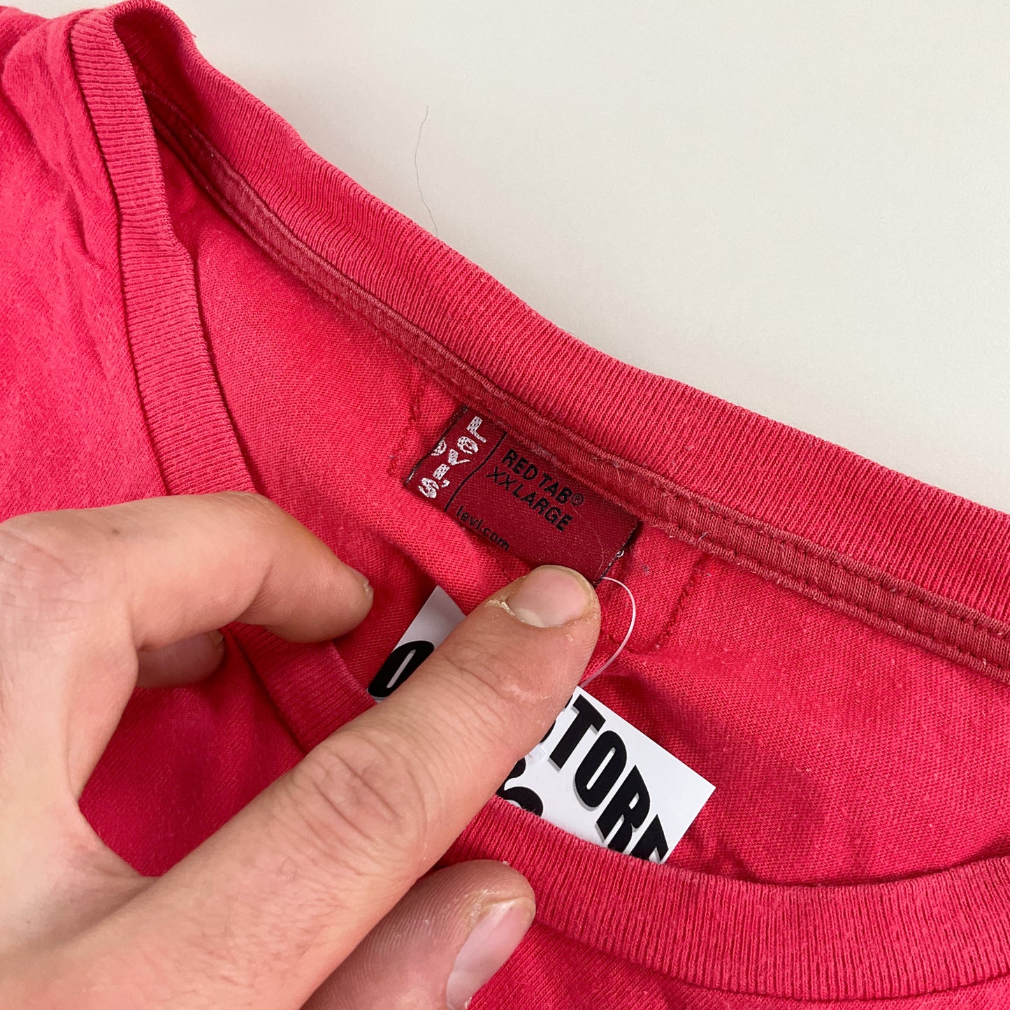 Levi's Redtab Basic T-Shirt - XXL-LEVI'S-olesstore-vintage-secondhand-shop-austria-österreich