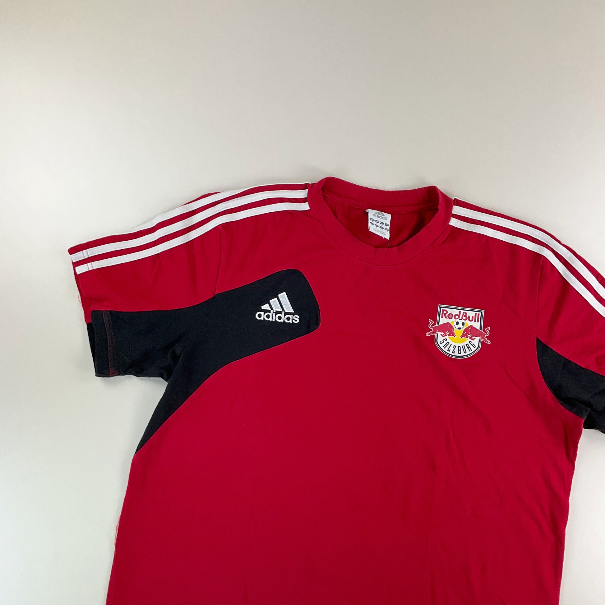 Adidas RedBull Salzburg T-Shirt - Large-ADIDAS-olesstore-vintage-secondhand-shop-austria-österreich