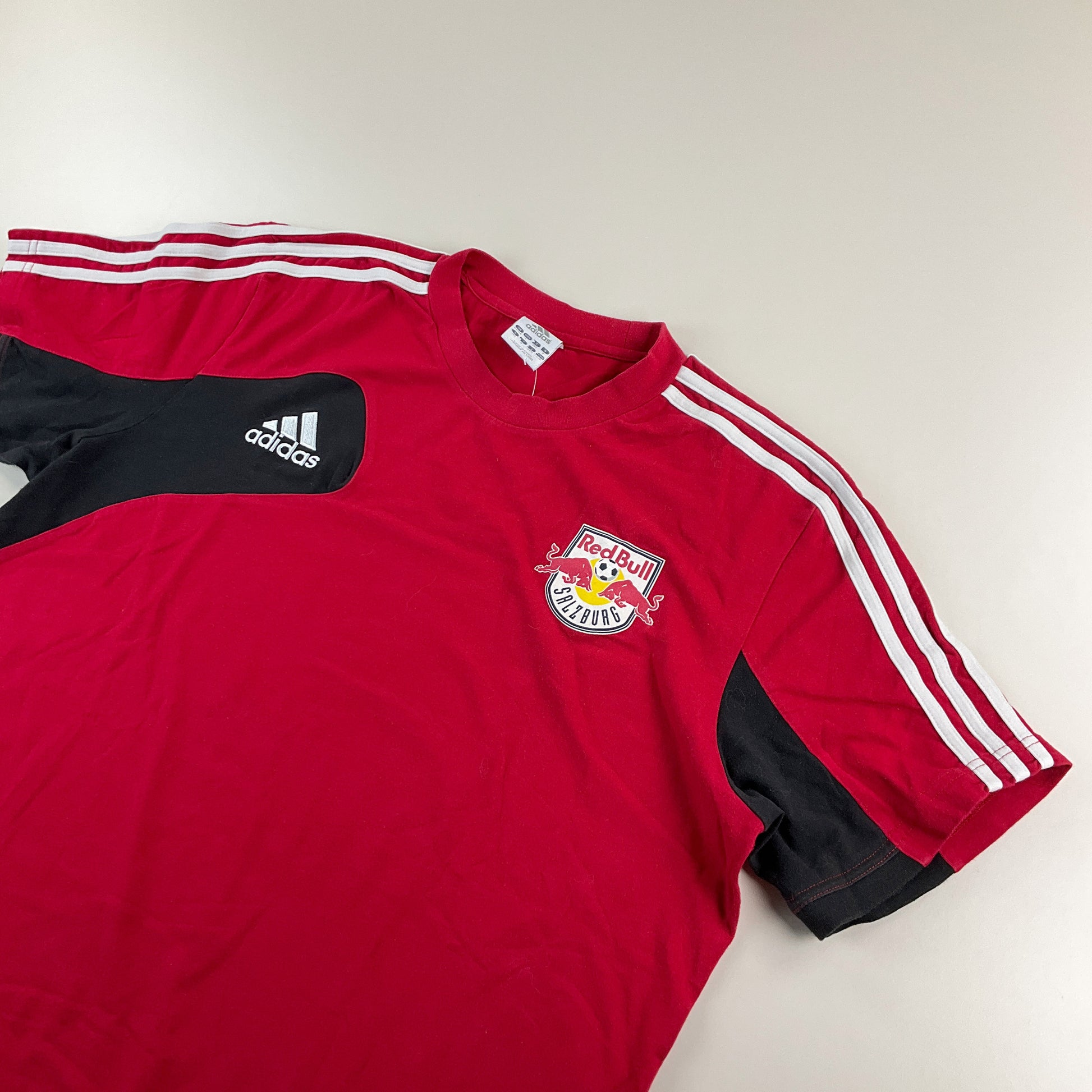 Adidas RedBull Salzburg T-Shirt - Large-ADIDAS-olesstore-vintage-secondhand-shop-austria-österreich