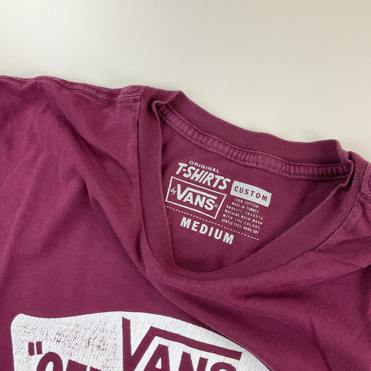 Vans Off The Wall T-Shirt - Medium-VANS-olesstore-vintage-secondhand-shop-austria-österreich