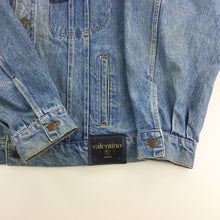 Load image into Gallery viewer, Valentino 90s Denim Jacket - XL-VALENTINO-olesstore-vintage-secondhand-shop-austria-österreich