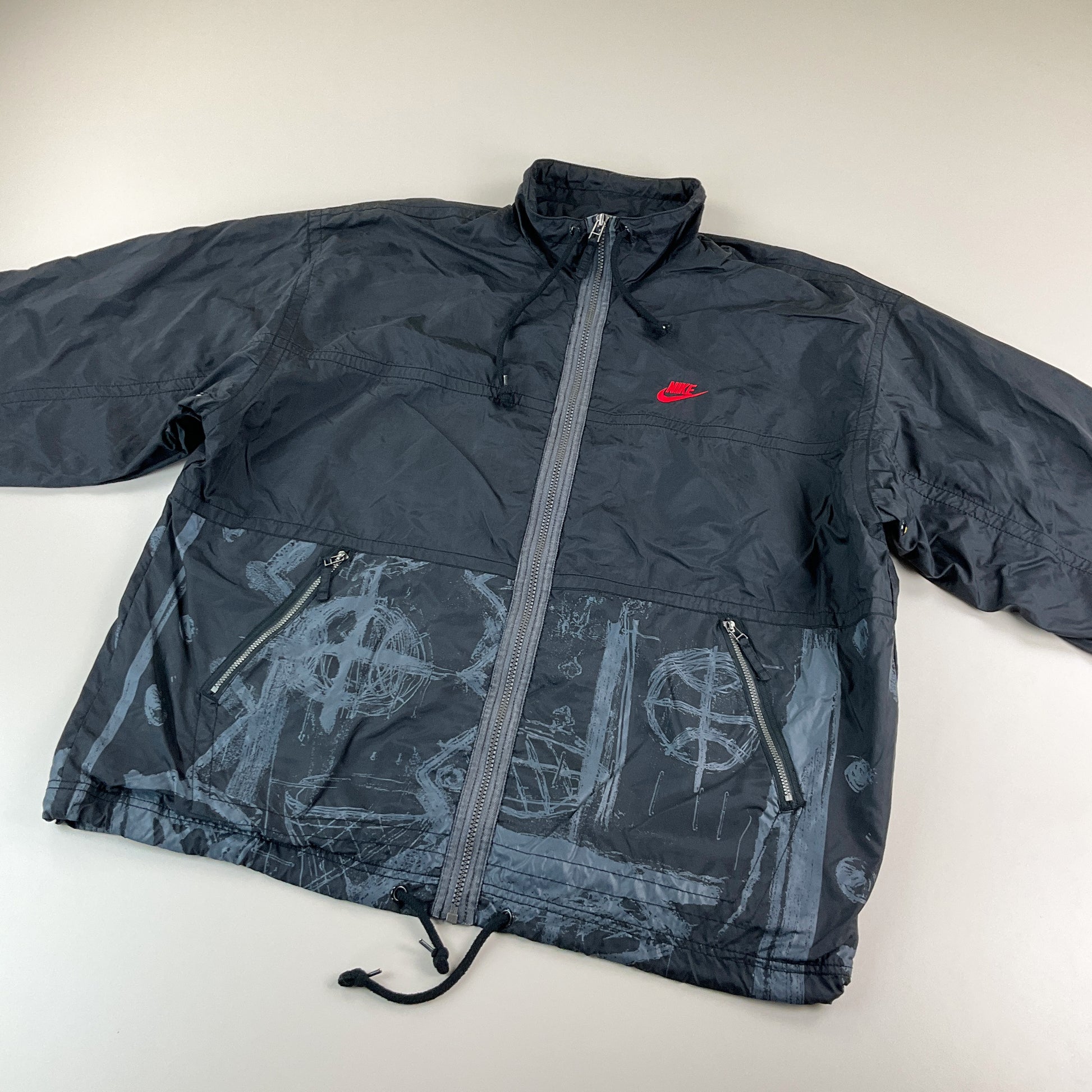 Nike 90s Just Do It Retro Trainingsanzug - Large-NIKE-olesstore-vintage-secondhand-shop-austria-österreich