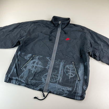 Nike 90s Just Do It Retro Trainingsanzug - Large-NIKE-olesstore-vintage-secondhand-shop-austria-österreich