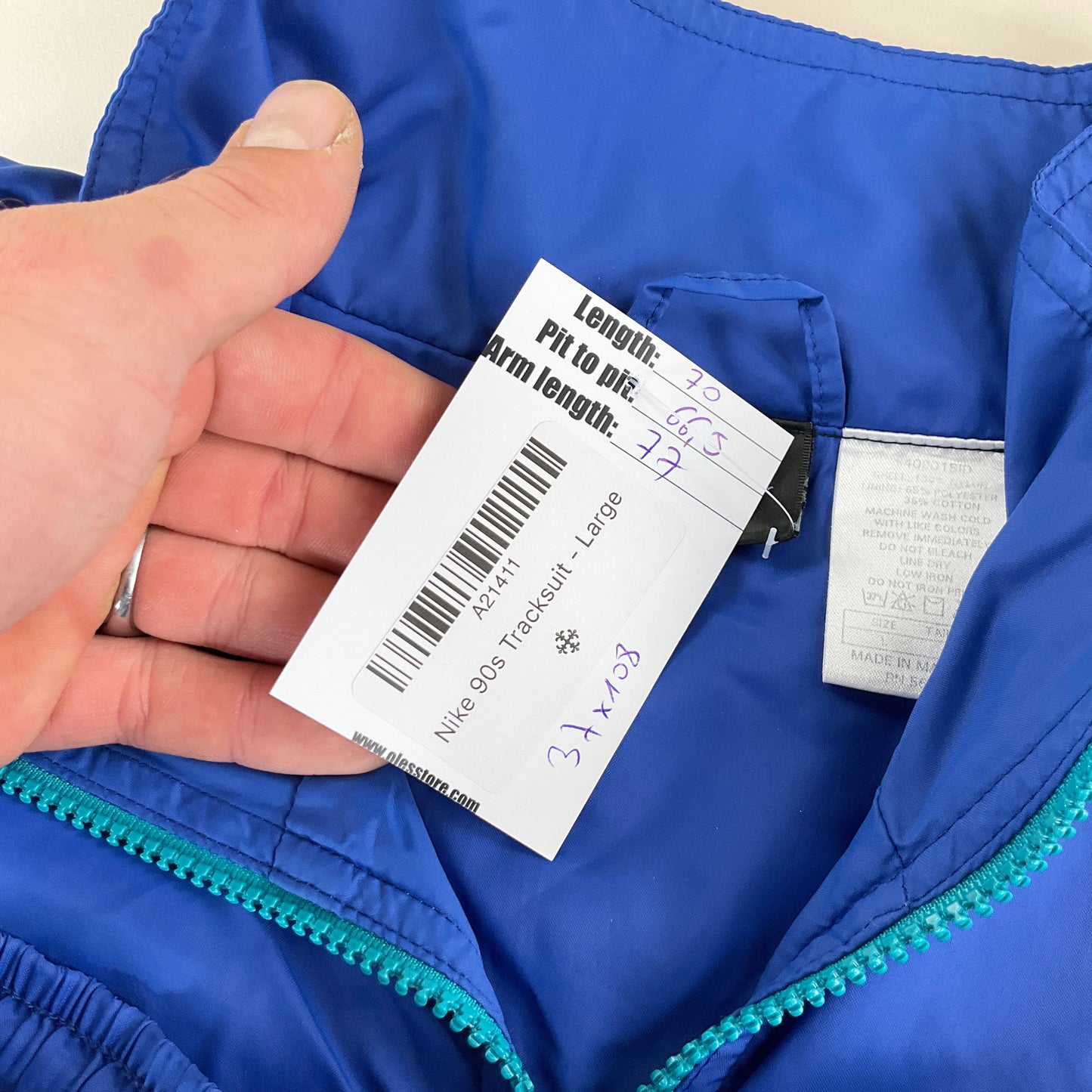 Nike 90s "USA" Retro Trainingsanzug - Large-NIKE-olesstore-vintage-secondhand-shop-austria-österreich