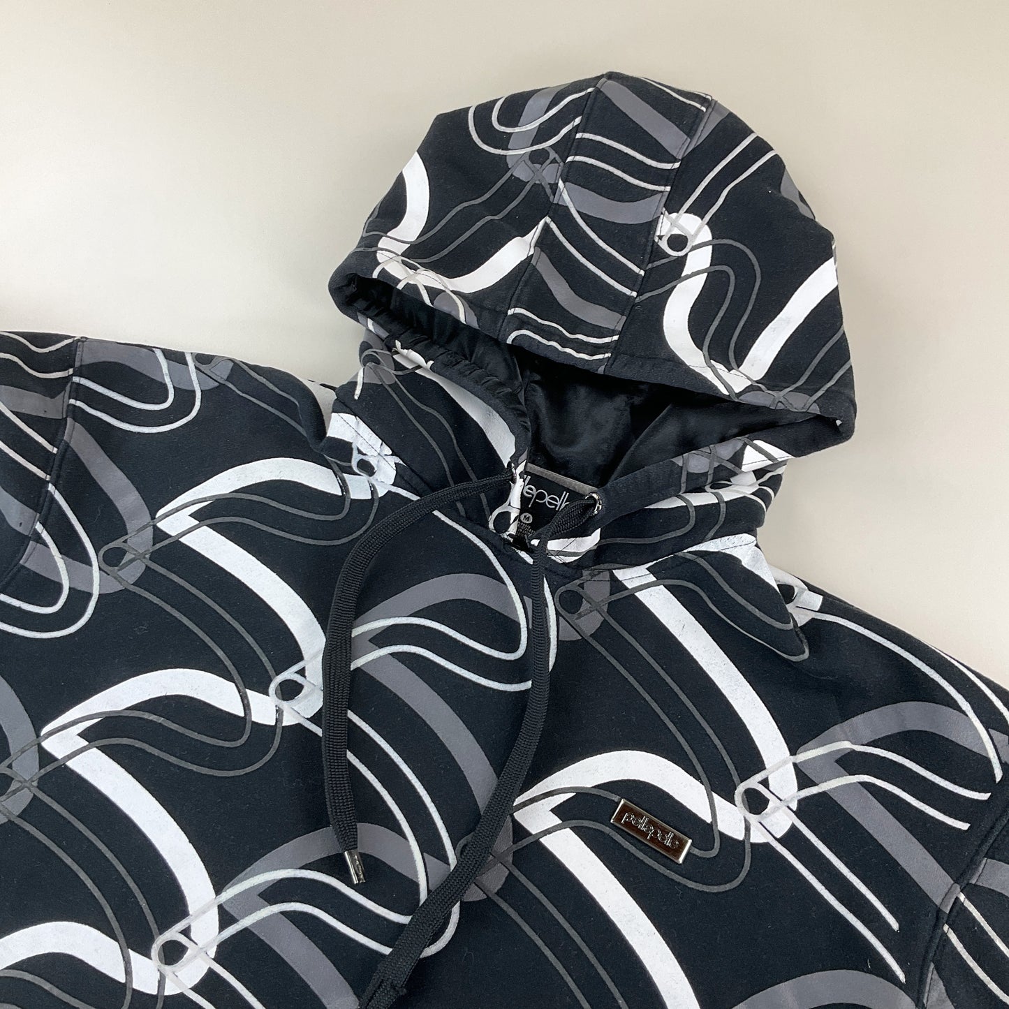 Pelle Pelle Y2K Hoodie - Medium-Pelle Pelle-olesstore-vintage-secondhand-shop-austria-österreich