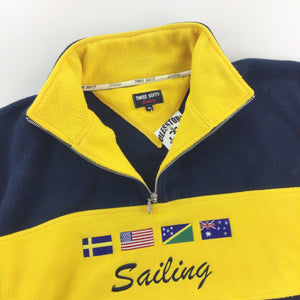 Sailing 1/4 Zip Fleece Jumper - Medium-Three Sixty Sailing-olesstore-vintage-secondhand-shop-austria-österreich