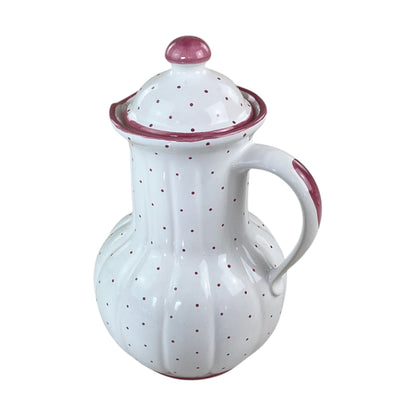 Gmundner Keramik Barock Krug Tupferl Rosa 22cm-Gmundner Keramik-olesstore-vintage-secondhand-shop-austria-österreich