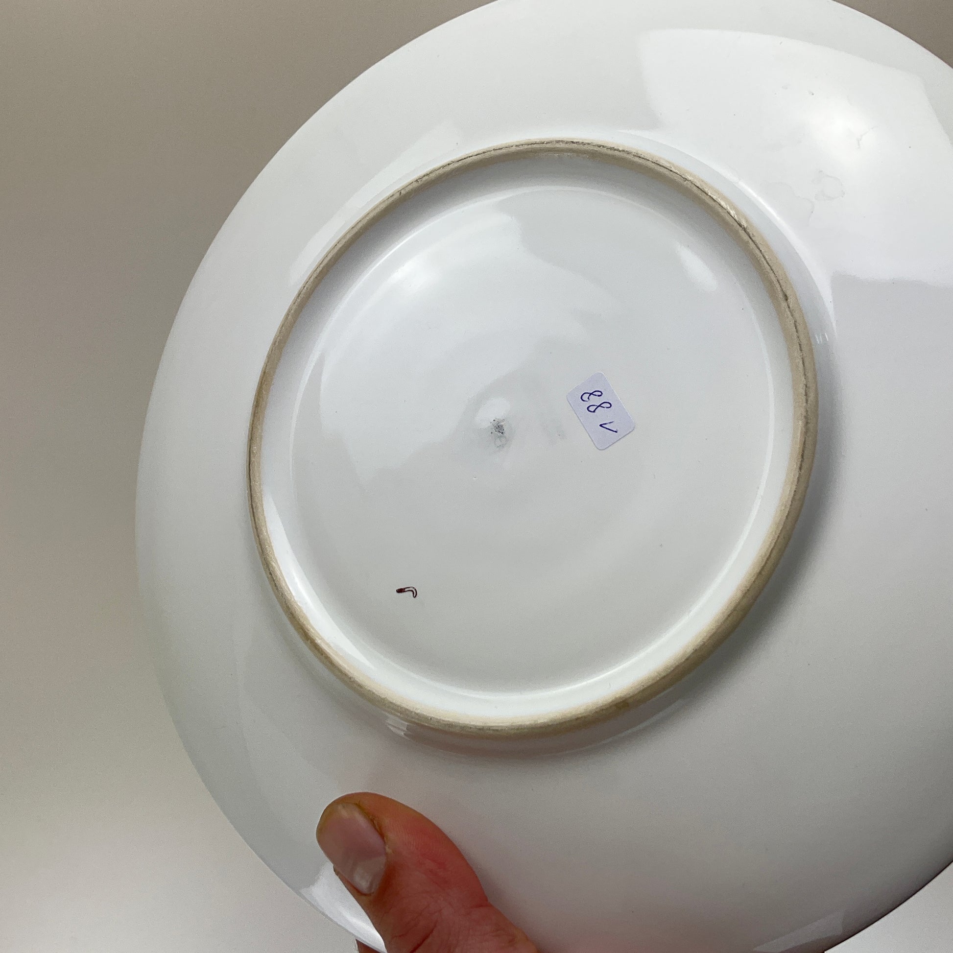 Gmundner Keramik Speiseteller Tupferl Rosa Ø24cm-Gmundner Keramik-olesstore-vintage-secondhand-shop-austria-österreich