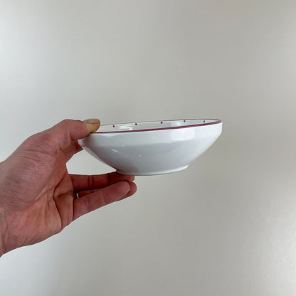 Gmundner Keramik Schüssel Tupferl Rosa Ø17cm-Gmundner Keramik-olesstore-vintage-secondhand-shop-austria-österreich