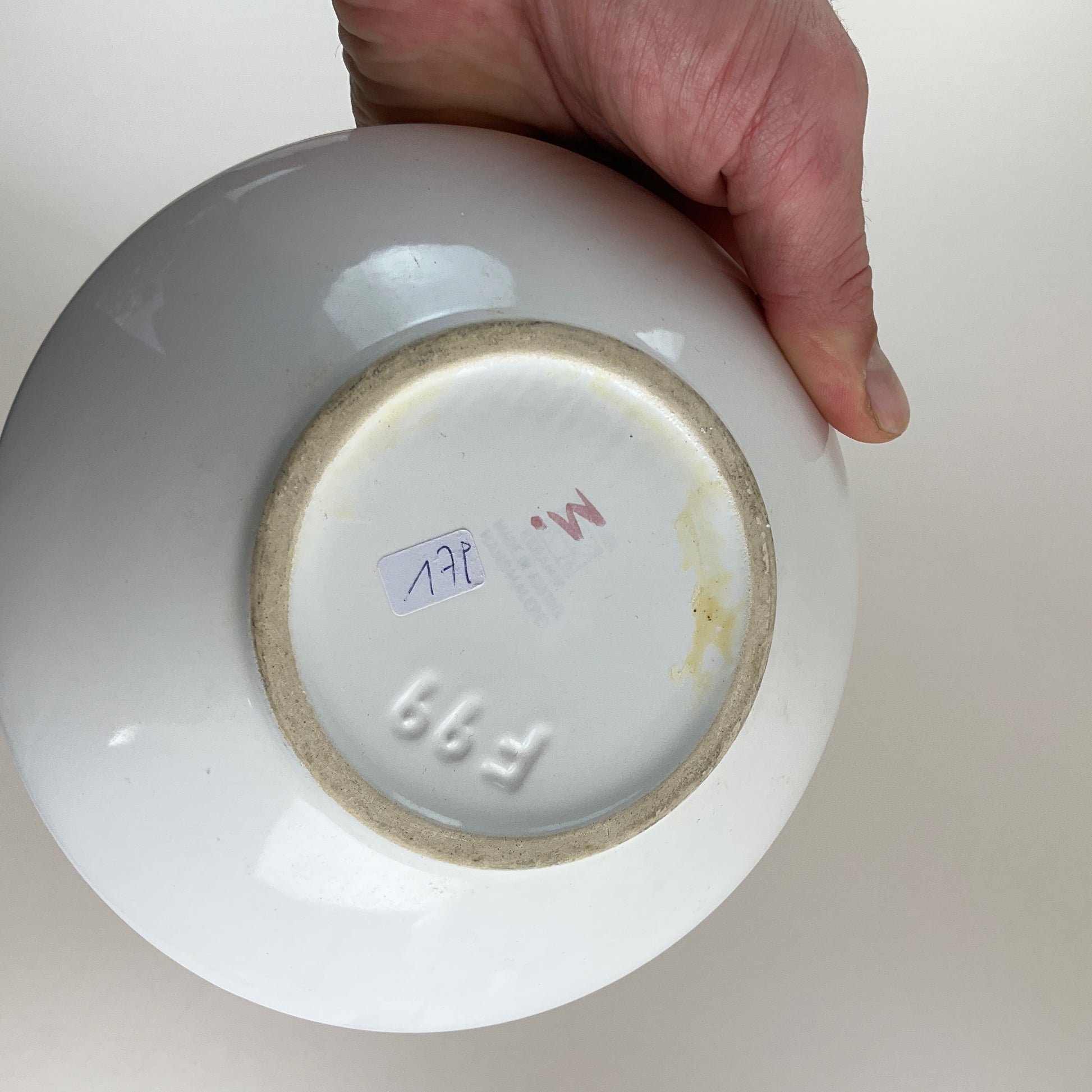 Gmundner Keramik Schüssel Tupferl Rosa Ø17cm-Gmundner Keramik-olesstore-vintage-secondhand-shop-austria-österreich