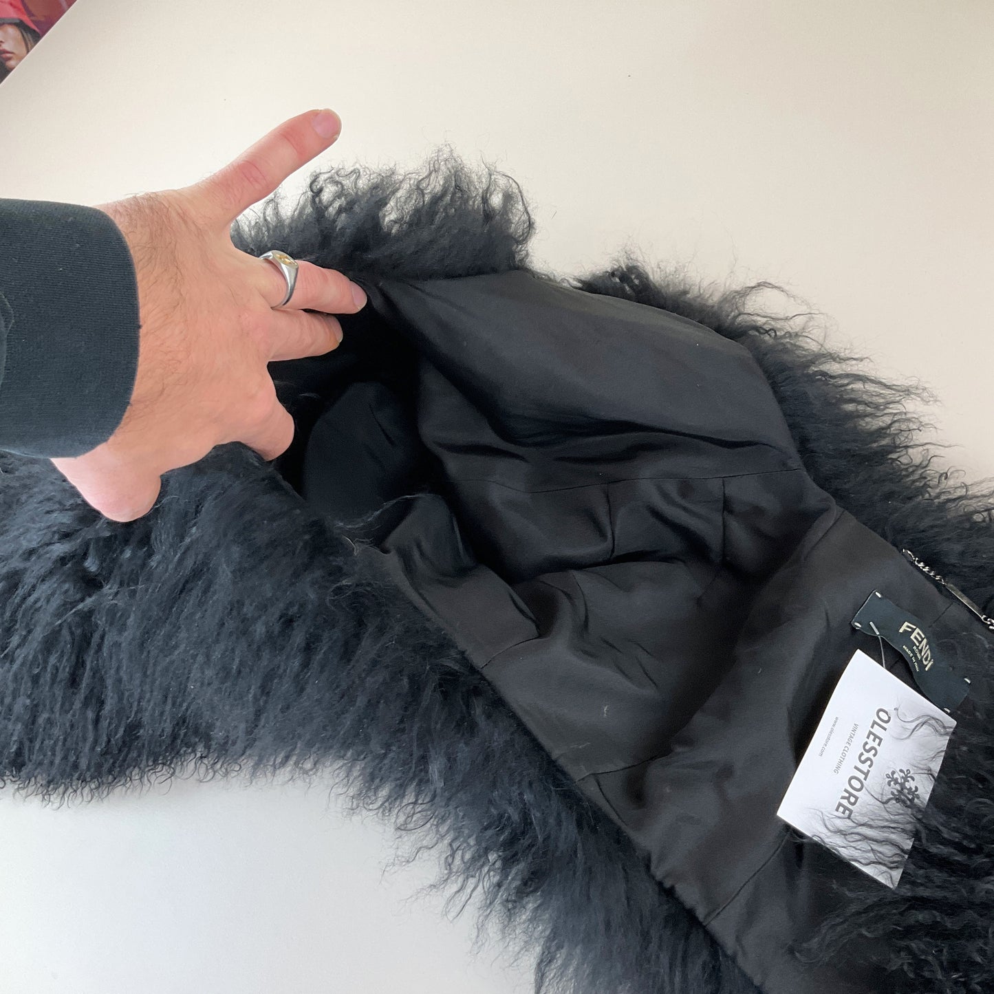 Fendi Shrug Schulter Schulterwärmer Stola Schal - W/38-England-olesstore-vintage-secondhand-shop-austria-österreich