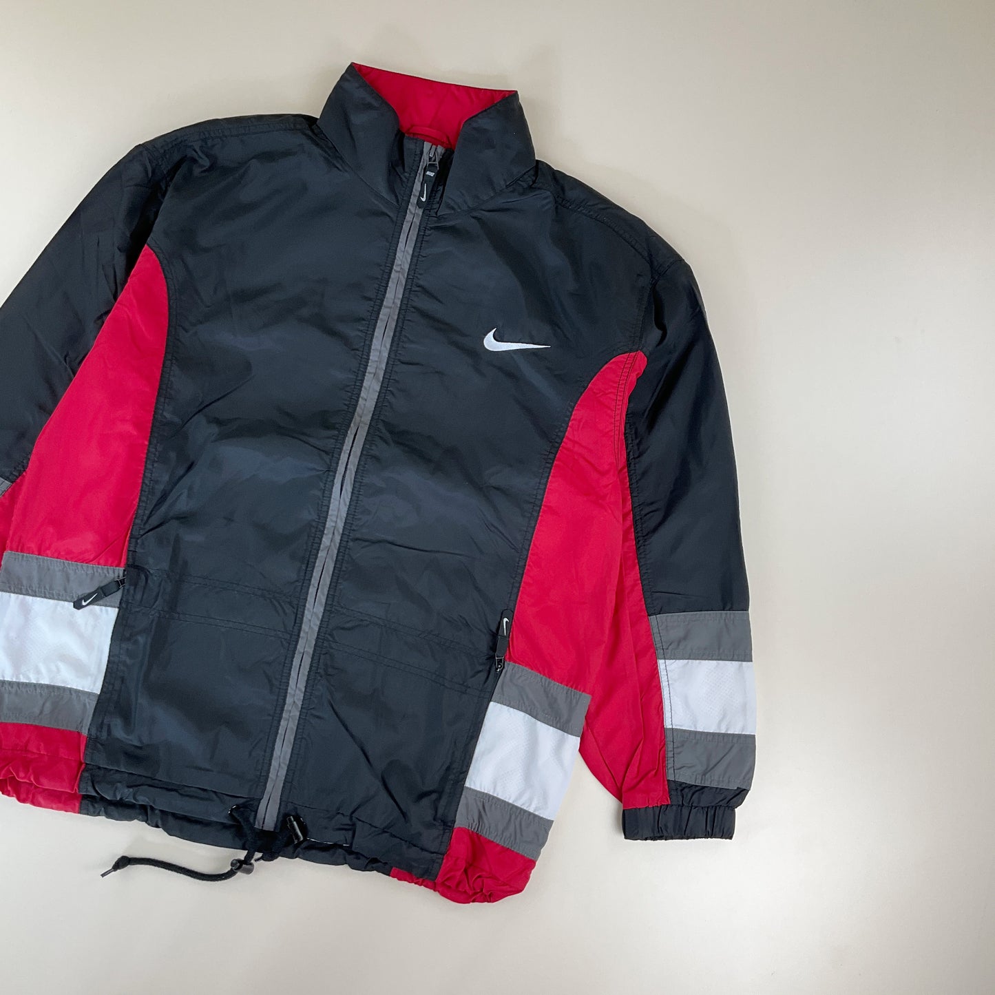 Nike 90s Swoosh leichte Jacke - Medium-NIKE-olesstore-vintage-secondhand-shop-austria-österreich