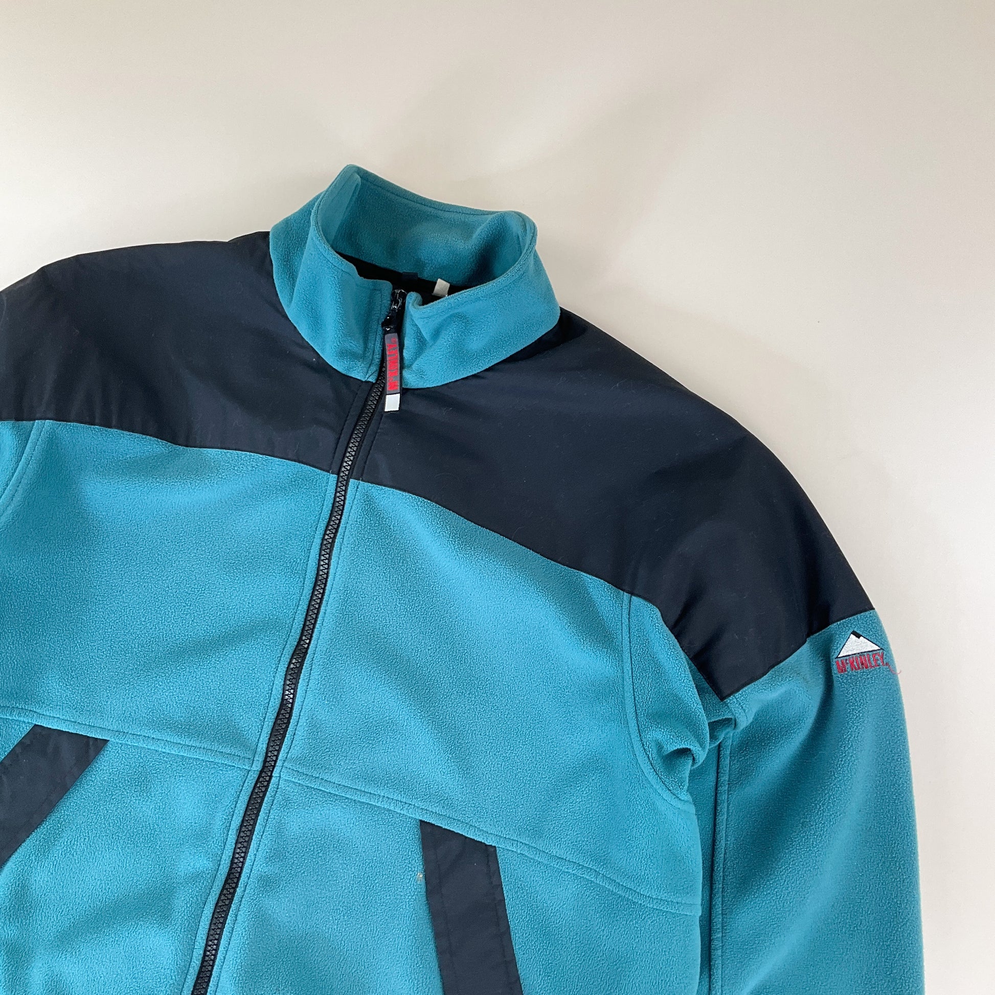 McKinley Fleece 2-Tone Jacke - Medium-MCKINLEY-olesstore-vintage-secondhand-shop-austria-österreich