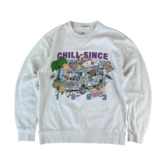 Paris "Chill since 1993" Sweatshirt - XL-John-olesstore-vintage-secondhand-shop-austria-österreich