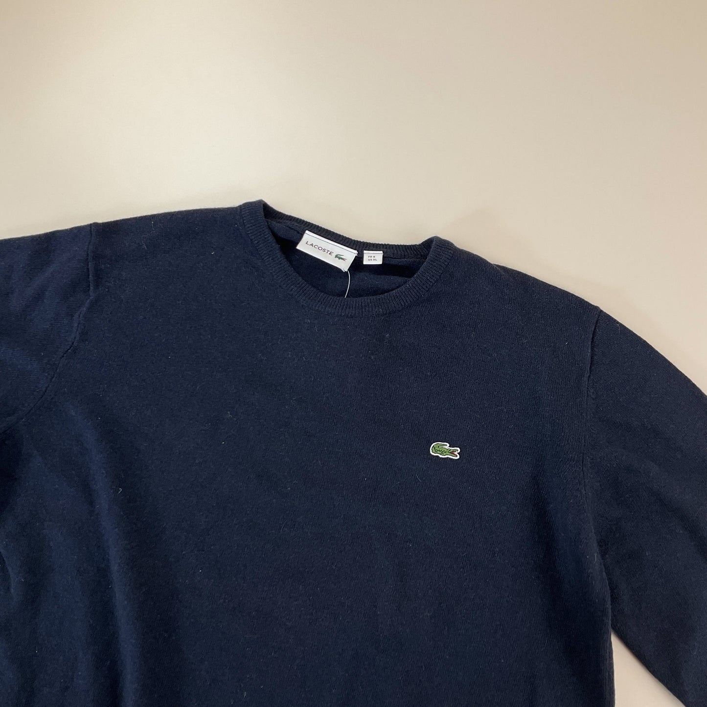 Lacoste Basic Sweatshirt - XL-LACOSTE-olesstore-vintage-secondhand-shop-austria-österreich