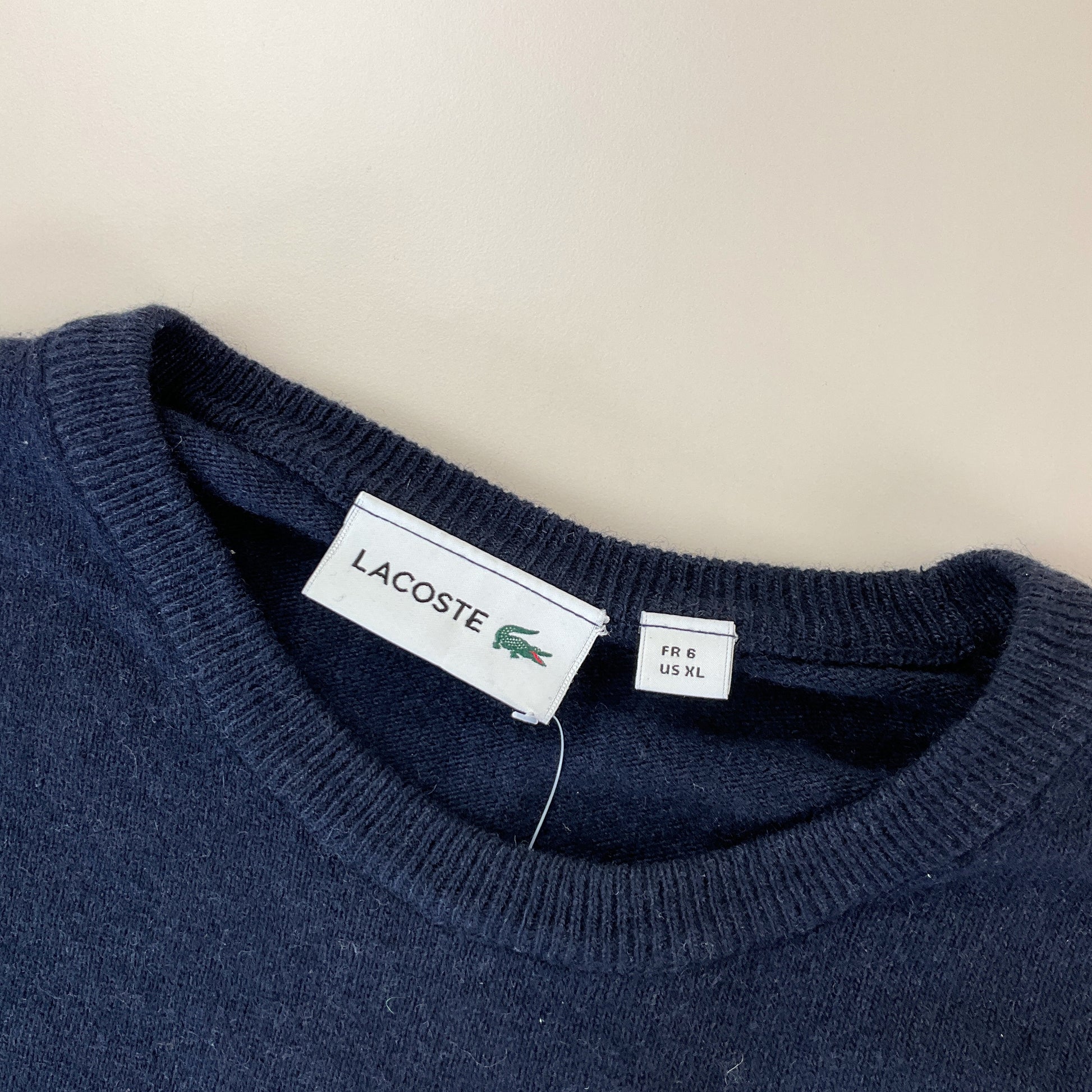 Lacoste Basic Sweatshirt - XL-LACOSTE-olesstore-vintage-secondhand-shop-austria-österreich