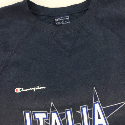 Champion x Italia 90s Sweatshirt - XXL-olesstore-vintage-secondhand-shop-austria-österreich