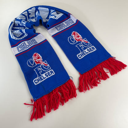 Chelsea FC Super Blues 90s Schal-Austria Lustenau-olesstore-vintage-secondhand-shop-austria-österreich