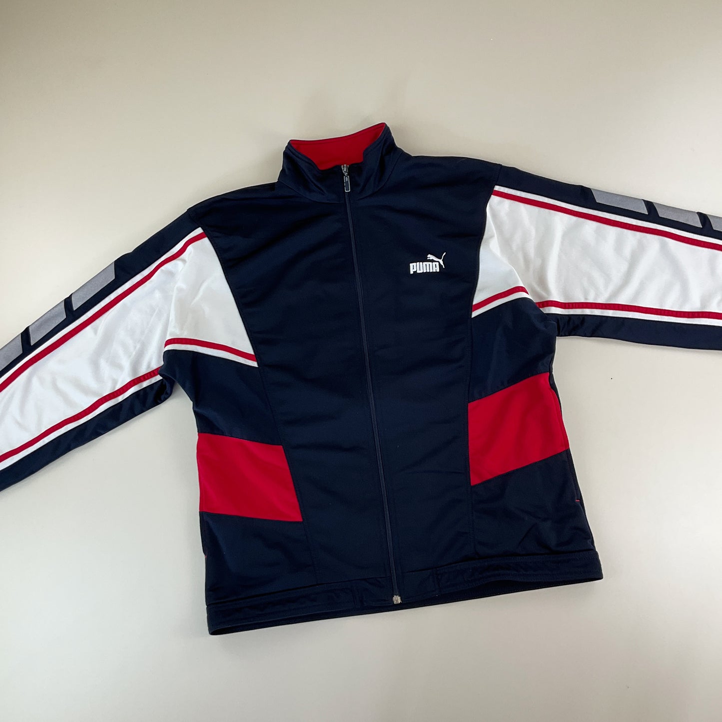 Puma 90s Sport Jacke - XL-PUMA-olesstore-vintage-secondhand-shop-austria-österreich