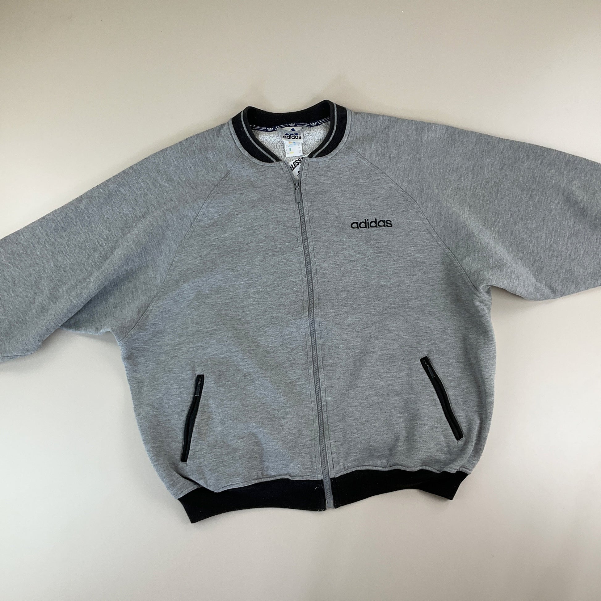 Adidas 90s Baumwolle Jacke - Large-Adidas-olesstore-vintage-secondhand-shop-austria-österreich
