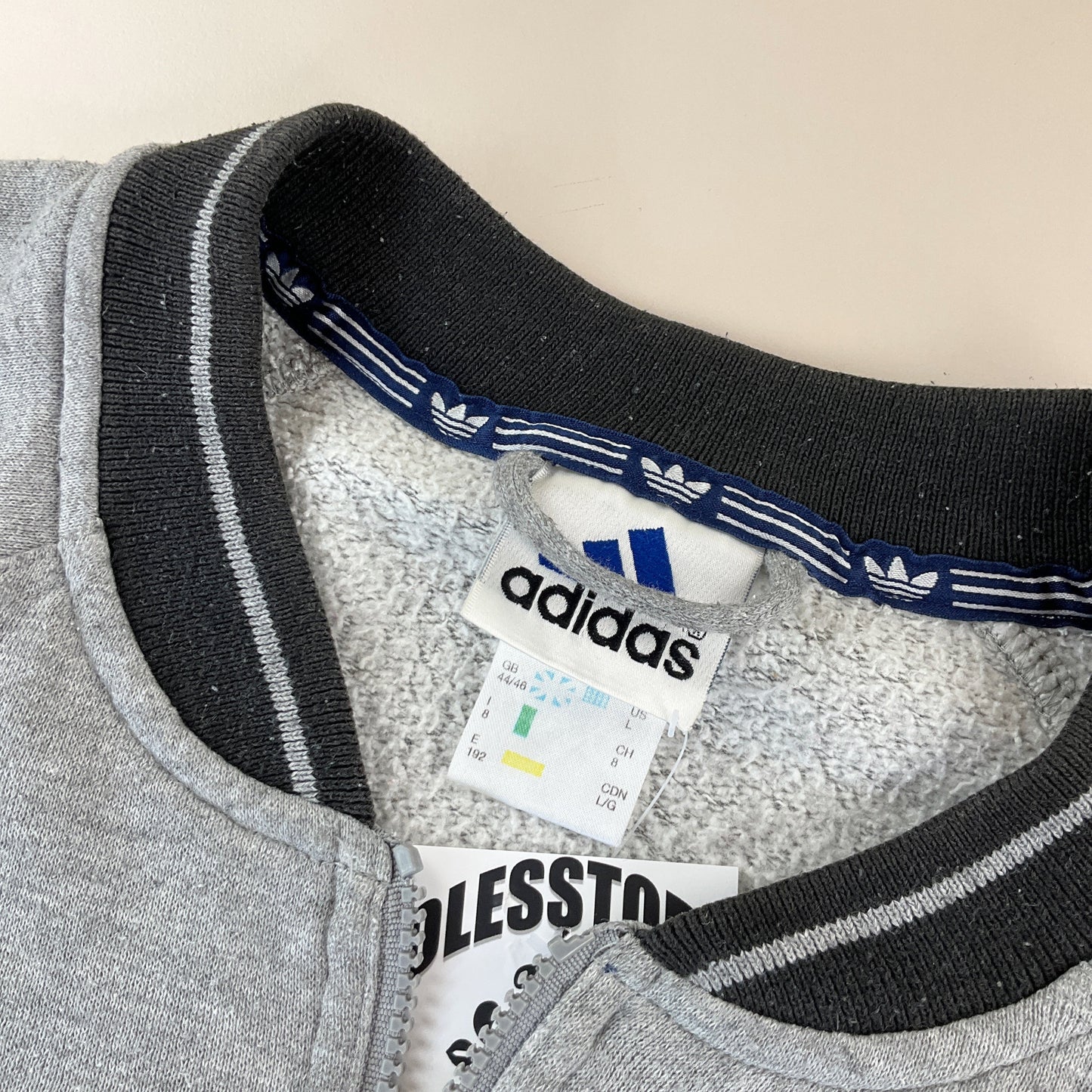 Adidas 90s Baumwolle Jacke - Large-Adidas-olesstore-vintage-secondhand-shop-austria-österreich