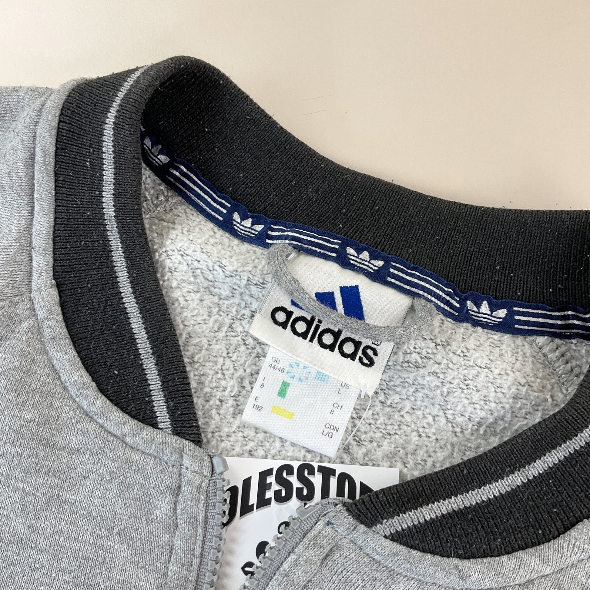Adidas 90s Baumwolle Jacke - Large-Adidas-olesstore-vintage-secondhand-shop-austria-österreich