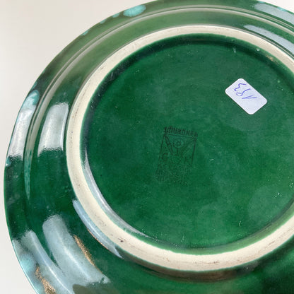 Gmundner Keramik 200 Jahre Schärdinger Teller Grüngeflammt Ø18cm-Gmundner Keramik-olesstore-vintage-secondhand-shop-austria-österreich