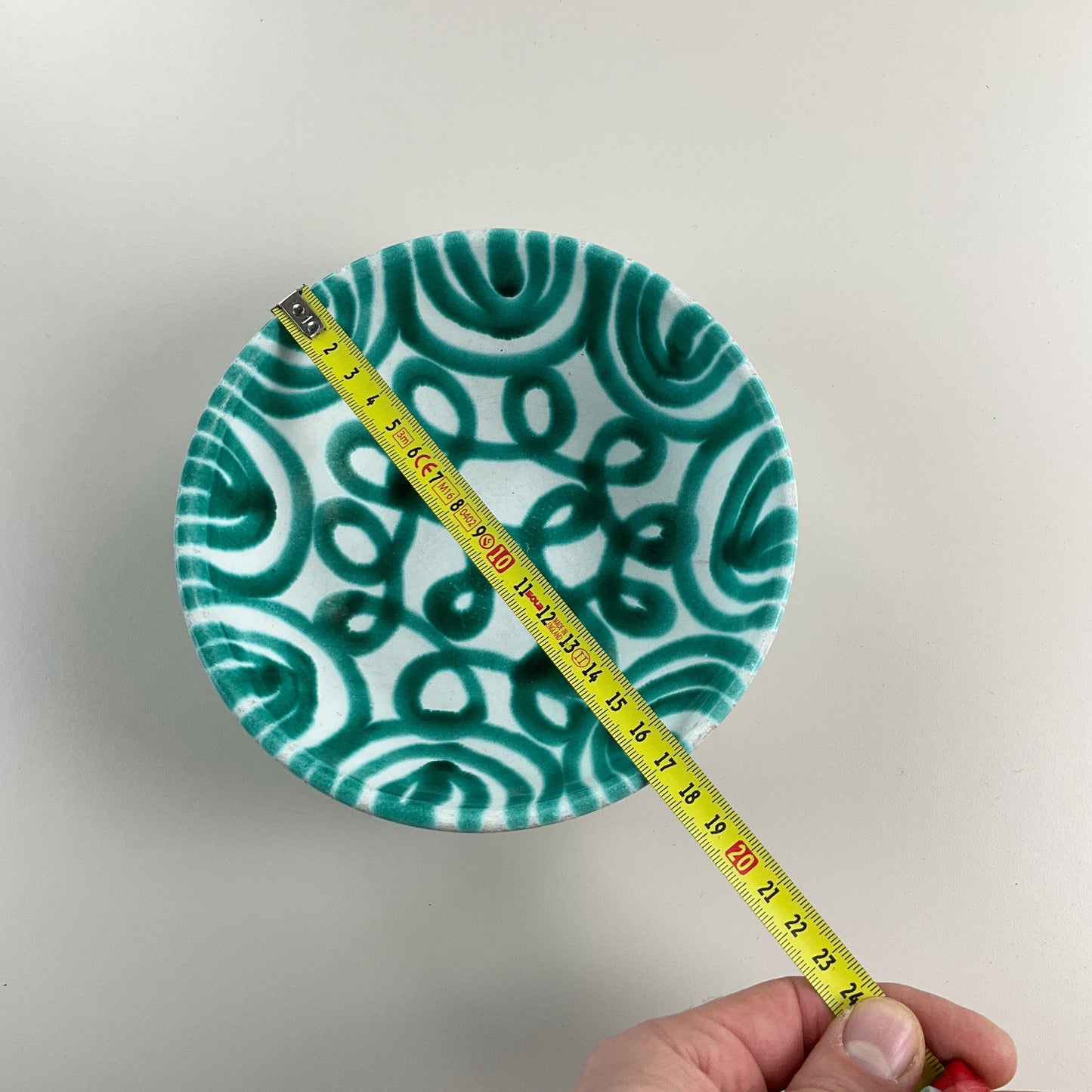 Gmundner Keramik kleine Schüssel Grüngeflammt Ø17cm-Gmundner Keramik-olesstore-vintage-secondhand-shop-austria-österreich