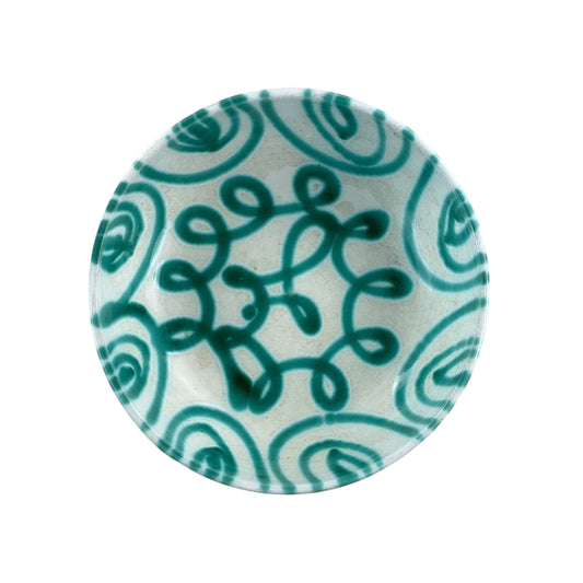 Gmundner Keramik Schüssel Grüngeflammt Ø20,5cm-Gmundner Keramik-olesstore-vintage-secondhand-shop-austria-österreich