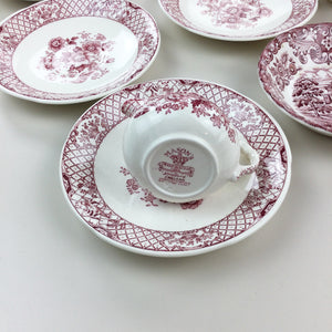Mason's Stratford England Porcelain 14 Piece Set-OLESSTORE-olesstore-vintage-secondhand-shop-austria-österreich