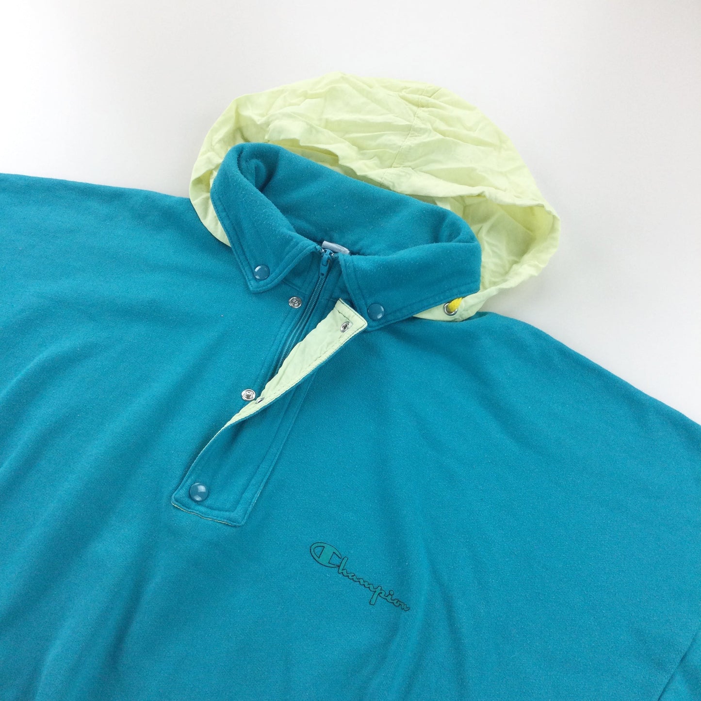 Champion 90s Hooded Sweatshirt - Large-Champion-olesstore-vintage-secondhand-shop-austria-österreich