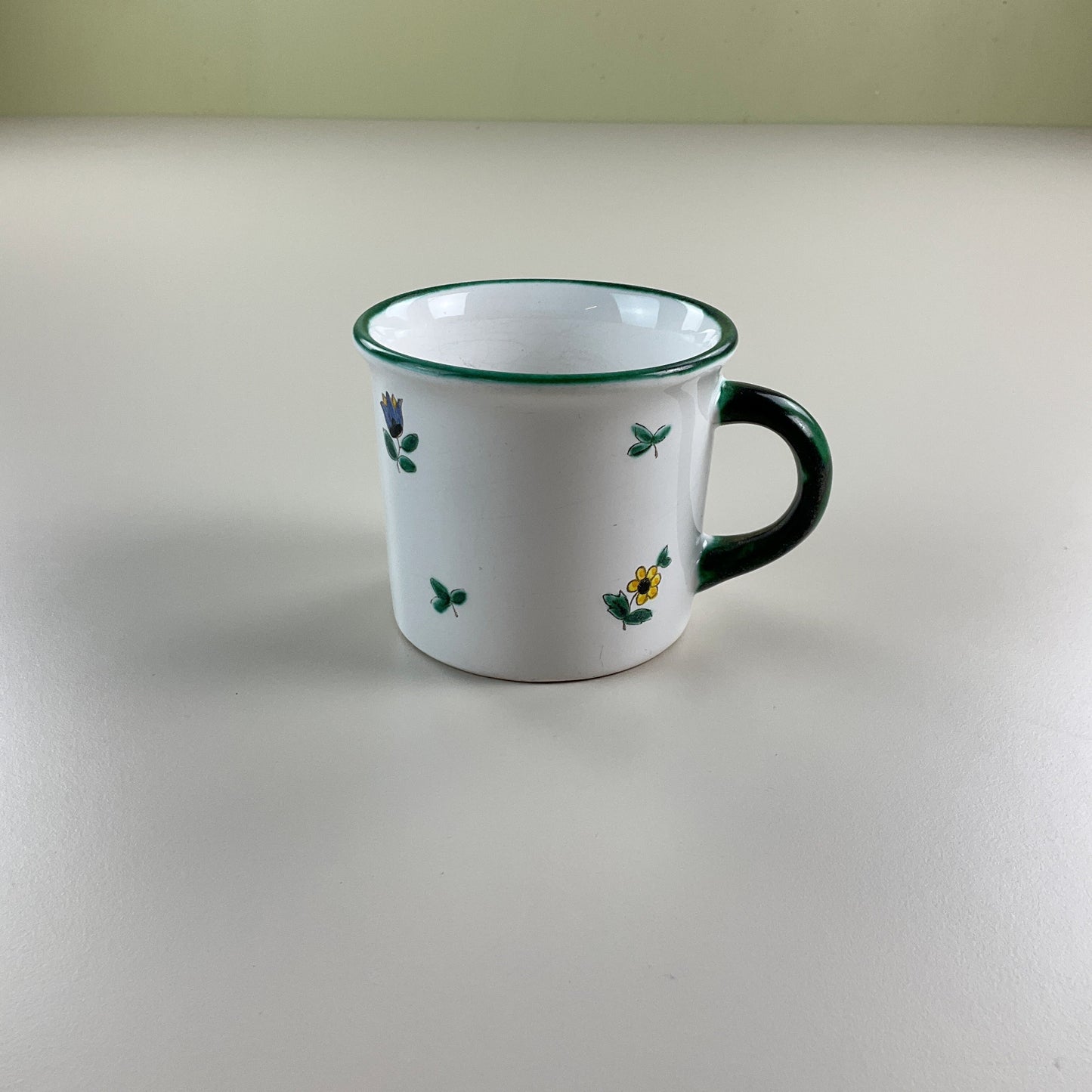 Gmundner Keramik Vintage Tasse Heferl Streublumen Ø9,5cm-Gmundner Keramik-olesstore-vintage-secondhand-shop-austria-österreich
