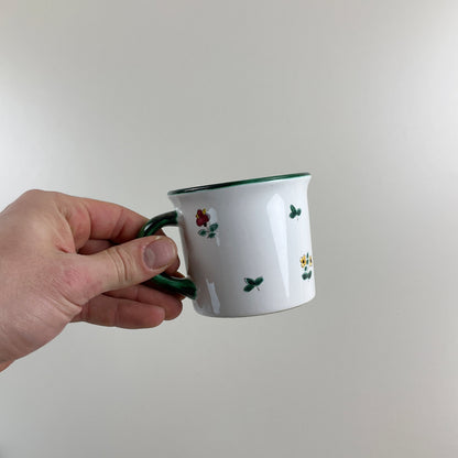 Gmundner Keramik Vintage Tasse Heferl Streublumen Ø9,5cm-Gmundner Keramik-olesstore-vintage-secondhand-shop-austria-österreich