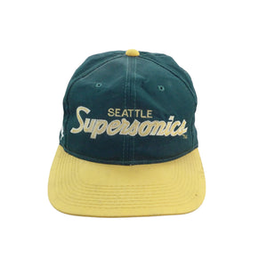 Seattle Supersonics 90s NBA Cap-NBA-olesstore-vintage-secondhand-shop-austria-österreich