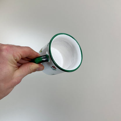 Gmundner Keramik Vintage Tasse Heferl Streublumen Ø9,5cm-Gmundner Keramik-olesstore-vintage-secondhand-shop-austria-österreich