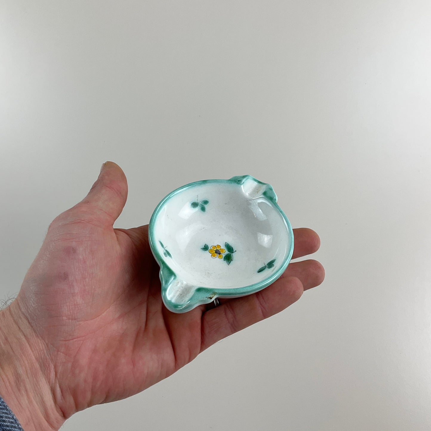 Gmundner Keramik Aschenbecher Streublumen 11,5cm-Gmundner Keramik-olesstore-vintage-secondhand-shop-austria-österreich