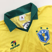 Load image into Gallery viewer, Topper x Brasil 1986 Football Jersey - XS-TOPPER-olesstore-vintage-secondhand-shop-austria-österreich