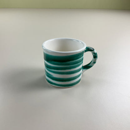 Gmundner Keramik Vintage Tasse Heferl Grüngeflammt Ø8cm-Gmundner Keramik-olesstore-vintage-secondhand-shop-austria-österreich