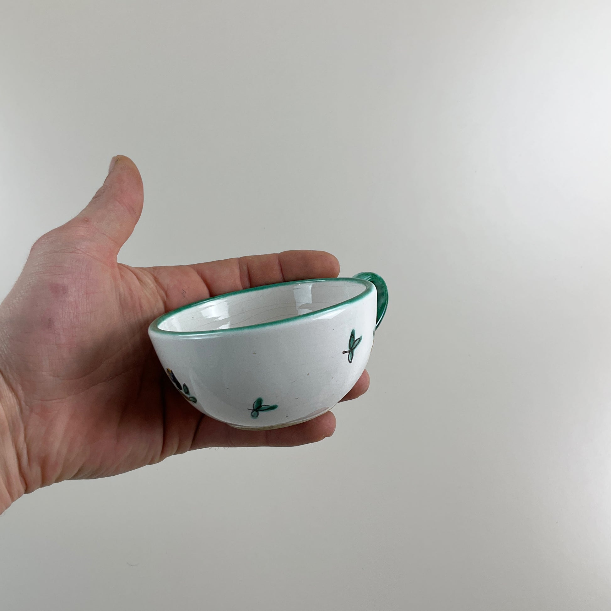Gmundner Keramik Tasse Streublumen Ø10cm-Gmundner Keramik-olesstore-vintage-secondhand-shop-austria-österreich