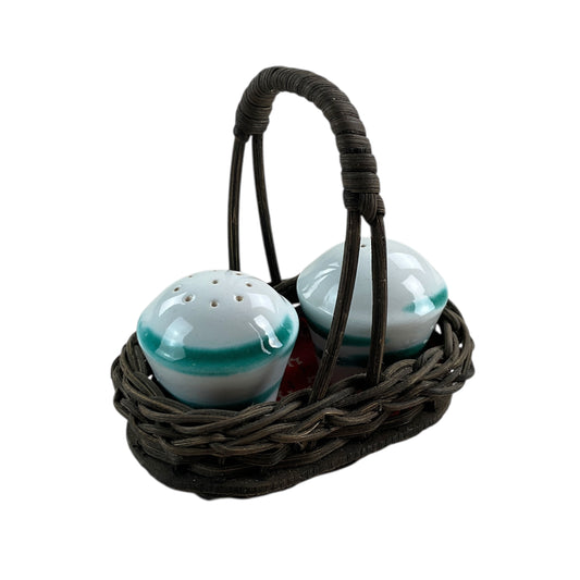 Gmundner Keramik Salz- und Pfefferstreuer Grüngeflammt-Gmundner Keramik-olesstore-vintage-secondhand-shop-austria-österreich