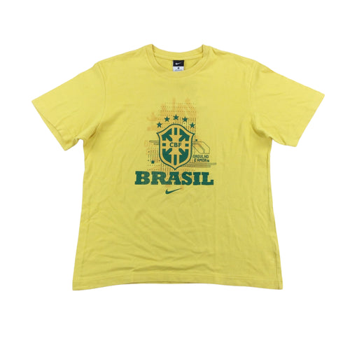 Nike x Brasil T-Shirt - Large-NIKE-olesstore-vintage-secondhand-shop-austria-österreich